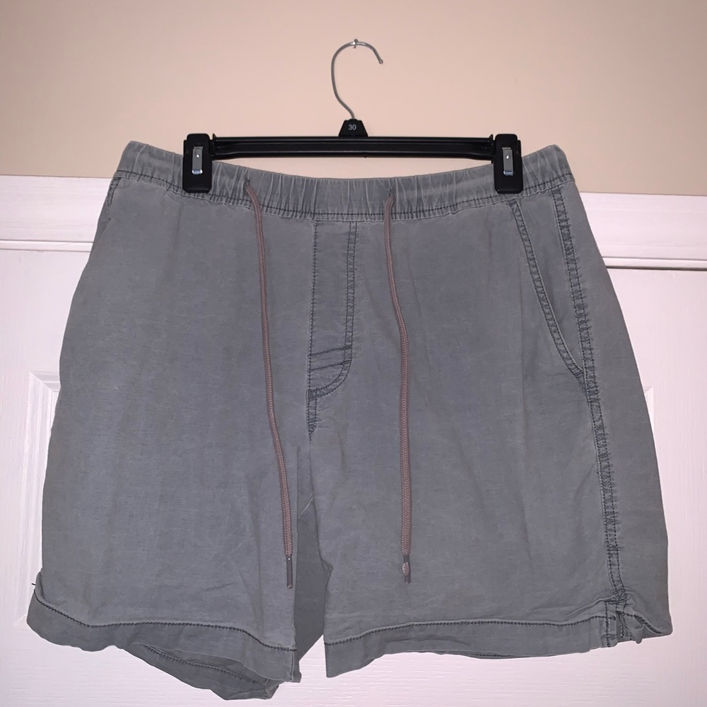 Light Blue Casual Trendy Shorts with String - Men’s Medium